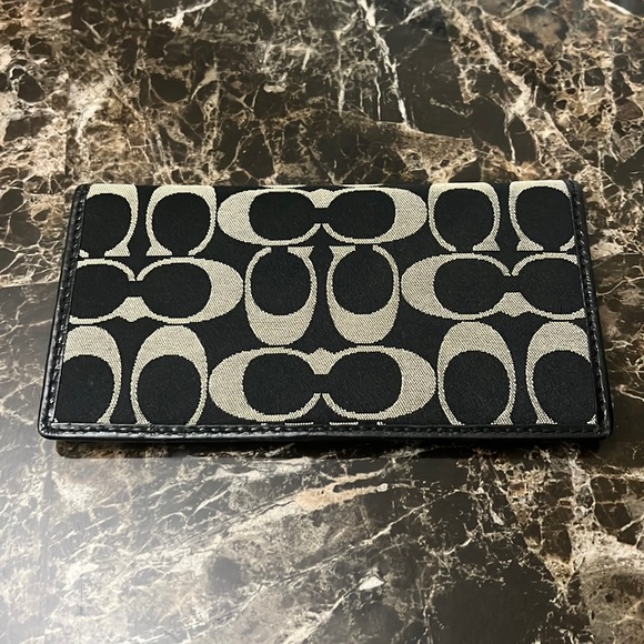 Coach Checkbook Cover - Picture 1 of 3